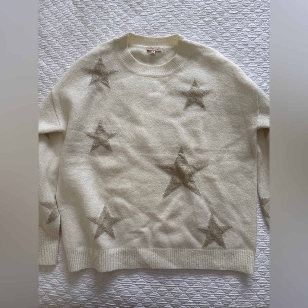 Skies Are Blue Ivory Knit Sweater